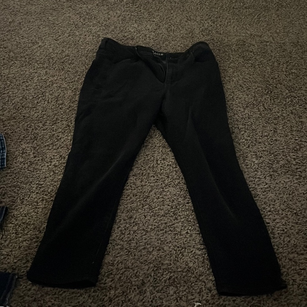 Black American eagle skinny jeans